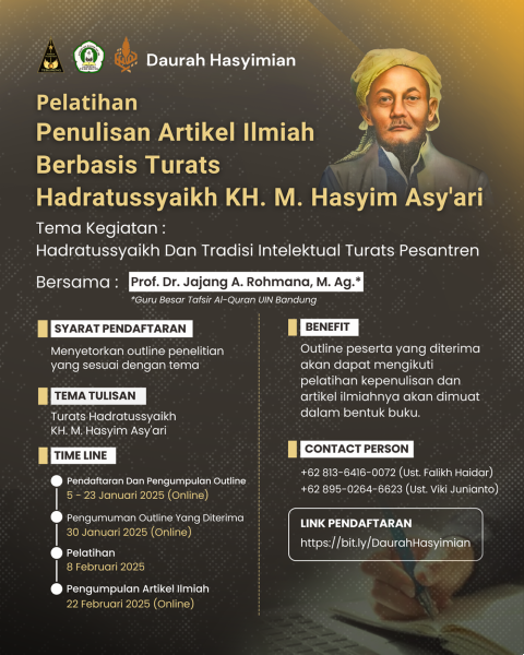 Pesantren Tebuireng Mengadakan Penulisan Artikel Ilmiah Berbasis Turats Hadratussyaikh KH. M. Hasyim Asy’ari
